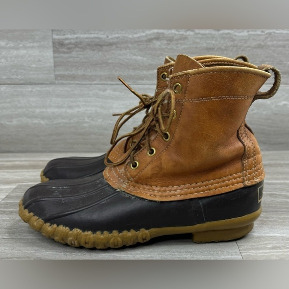 L.L. Bean Vintage Gum Sole Mid Duck Boots Womens 7 - Picture 11 of 11